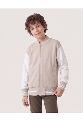 Chaqueta Bomber Bicolor Infantil Niño Avena Ostu