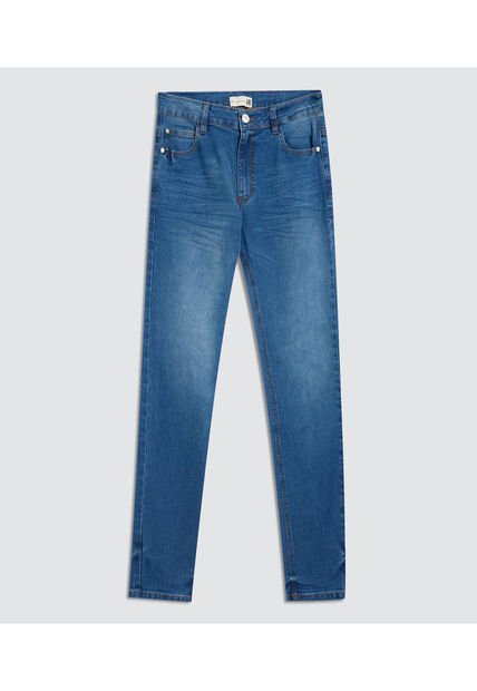 Jean Para Hombre Slim Color Azul Medio Marca Ostu #60160407