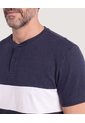 Camiseta Regular Con Estampado  Para Hombre Azul Ostu de Ostu