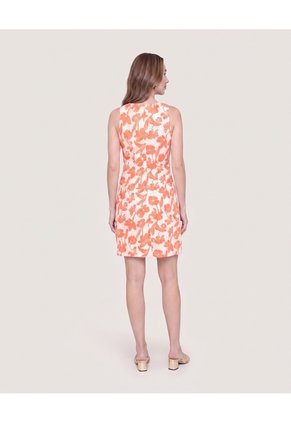Vestido Semiajustado  Para Mujer Rojo Ostu