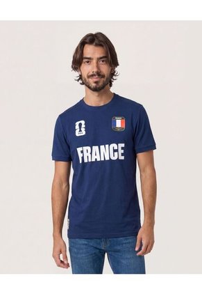 Camiseta Mundial France 2026 Unisex Azul Ostu