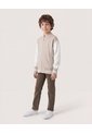 Chaqueta Bomber Bicolor  Infantil Niño Avena Ostu de Ostu