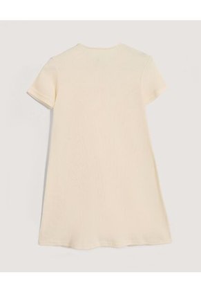 Vestido Infantil Niña M/C Medio Color Amarillo Marca Ostu #90178226