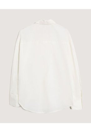 Camisa  Para Mujer Manga Larga Color Crudo Marca Ostu #40018216