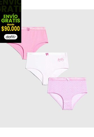 Ropa Interior Para Niña Panty Color Pack X Marca Ostu #90180068 Ostu