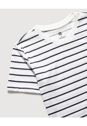 Camiseta  Infantil Niño Manga Corta Cuello Redondo Color Crudo Marca Ostu #80098187