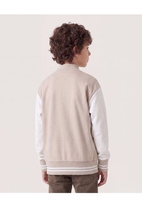 Chaqueta Bomber Bicolor Infantil Niño Avena Ostu