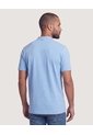 Polo Cuello Mao Regular  Para Hombre Azul Ostu de Ostu