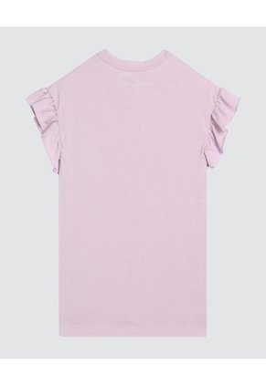 Camiseta Infantil Niña Manga Corta Color Morado Marca Ostu #90090129