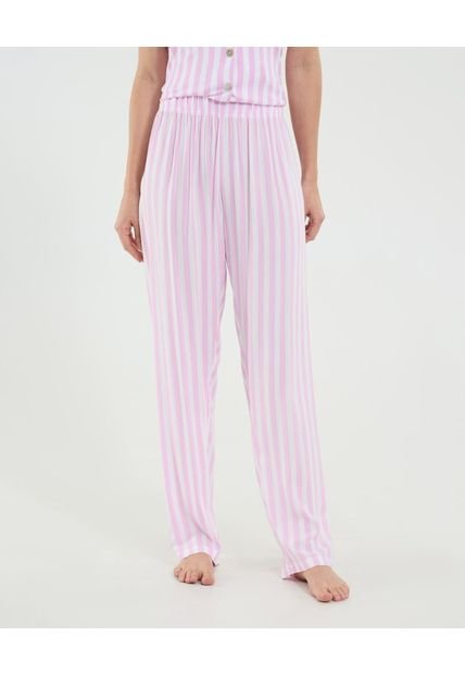 Pantalón Para Mujer Multiusos Plano Color Rosa Marca Ostu #40070820