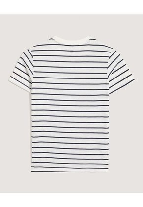 Camiseta  Infantil Niño Manga Corta Cuello Redondo Color Crudo Marca Ostu #80098187