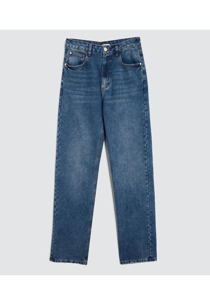 Jean Para Hombre Loose Color Azul Medio Marca Ostu #60160410