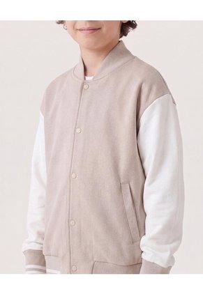 Chaqueta Bomber Bicolor Infantil Niño Avena Ostu