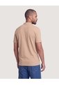 Polo Cuello Mao Regular  Para Hombre Beige Ostu de Ostu