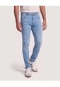 Jean Skinny Tono Claro  Para Hombre Azul Ostu de Ostu