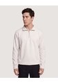 Buzo Half Zip  Para Hombre Camel Ostu de Ostu