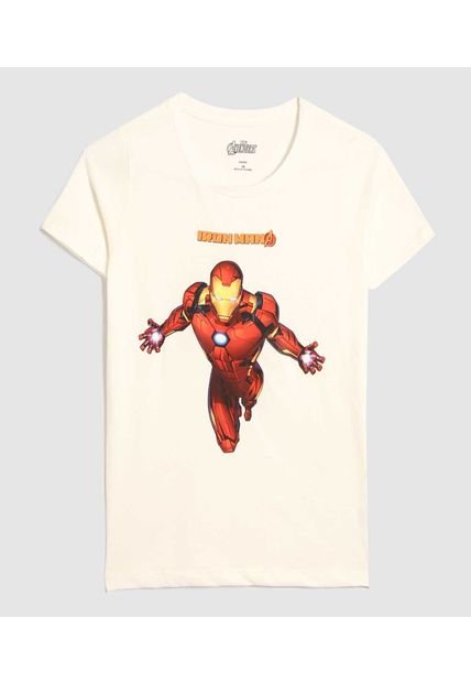 Camiseta Para Niño Manga Corta Color Crema Marca Ostu #80090245