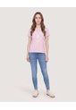 Camiseta Regular Estampada  Para Mujer Lila Ostu de Ostu