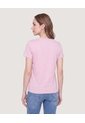 Camiseta Regular Estampada  Para Mujer Lila Ostu de Ostu