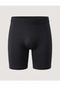 Boxer Largo Unicolor  Para Hombre Negro Ostu de Ostu