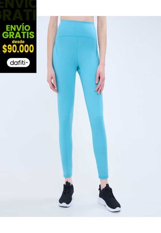 Leggins Para Mujer Largo Color Azul  Marca Ostu #40230546 Ostu
