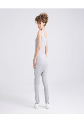 Enterizo  Para Mujer Manga Sisa Color Gris Marca Ostu #40320040