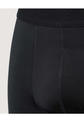 Boxer Largo Unicolor Para Hombre Negro Ostu