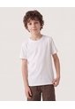 Camiseta Cuello Redondo Con Estampado  Infantil Niño Crema Ostu de Ostu