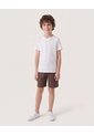 Camiseta Cuello Redondo Con Estampado  Infantil Niño Crema Ostu de Ostu