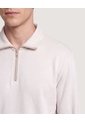 Buzo Half Zip  Para Hombre Camel Ostu de Ostu