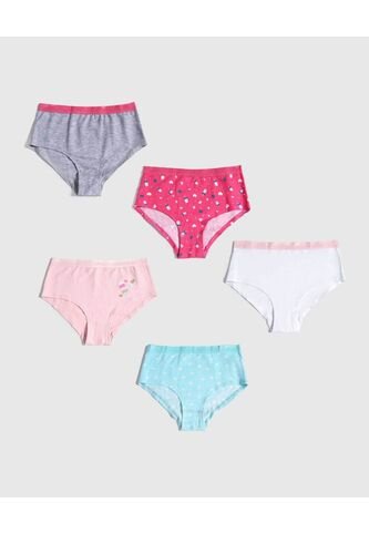 Ropa Interior Para Niña Panty Color Pack X Marca Ostu #90180058 Ostu