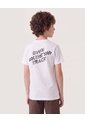 Camiseta Cuello Redondo Con Estampado  Infantil Niño Crema Ostu de Ostu