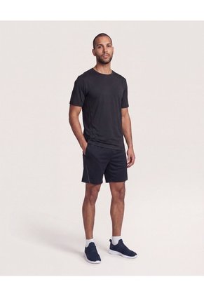 Camiseta Fitted Sport Sec Para Hombre Negro Ostu