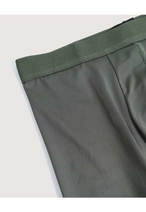 Boxer Largo Unicolor Para Hombre Verde Ostu