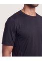 Camiseta Fitted Sport Sec  Para Hombre Negro Ostu de Ostu