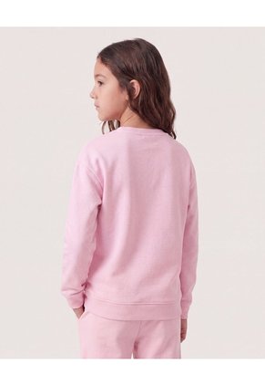 Buzo Con Estampado Stitch Infantil Niña Rosado Ostu