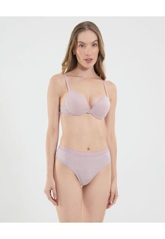 Brasier Para Mujer Media Copa Color Rosado  Marca Ostu #40830017 Ostu