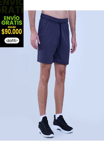 Bermuda Para Hombre Deportiva Medio Color Azul Oscuro Marca Ostu #60100410 Ostu