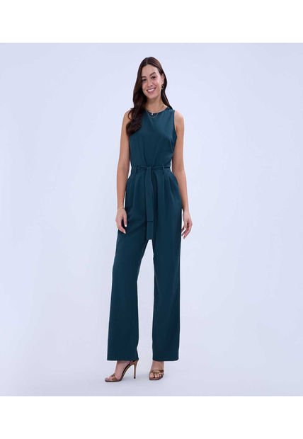 Enterizo Para Mujer Manga Sisa Color Verde  Marca Ostu #40320119
