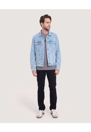 Chaqueta Denim Para Hombre Azul Ostu
