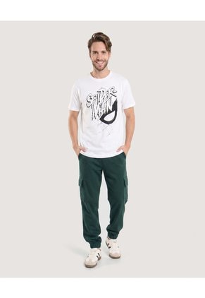 Jogger Cargo Para Hombre Verde Ostu