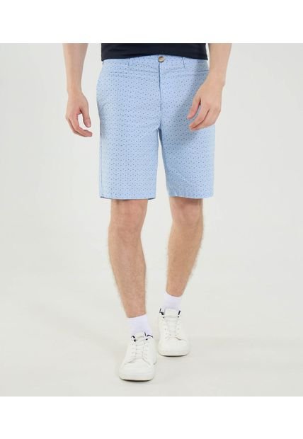Bermuda Para Hombre  Color Azul Marca Ostu #60100434