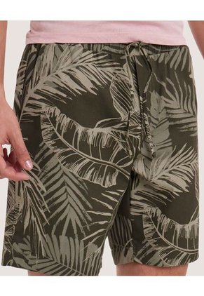 Bermuda Hombre Ostu  Verde Algodón 60100187-60465