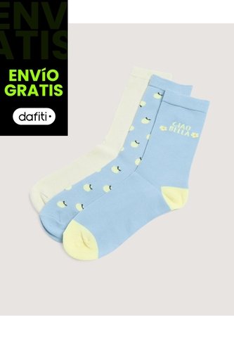 Medias Pack X3 Caña Larga X3 Para Mujer Negro Ostu Ostu