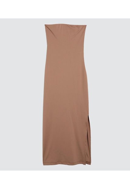 Vestido Para Mujer Manga Sisa Color Café  Marca Ostu #40170297