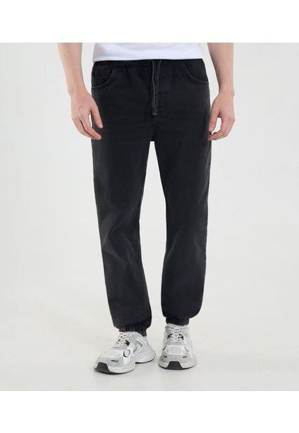 Jean Para Hombre Jogger Color Negro Marca Ostu #60160436