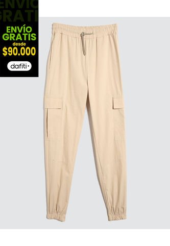 Pantalon Para Hombre Jogger Color Beige Marca Ostu #60070354 Ostu