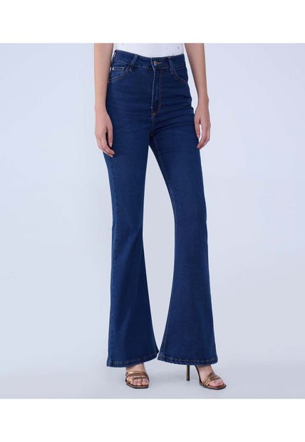 Jean Para Mujer Flare Color Azul  Marca Ostu #40160473