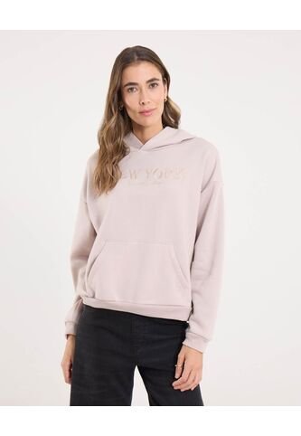 Buzo Para Mujer Hoodie Color Camel Marca Ostu #40060504 Ostu