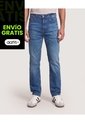 Jean Regular Stretch  Para Hombre Azul Ostu de Ostu